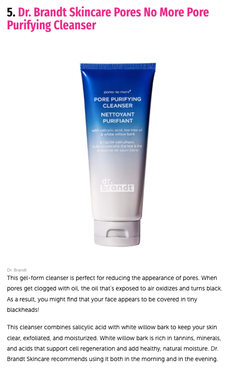 18 Best Pore Cleansers in 2023 as seen in U.S Weekly
