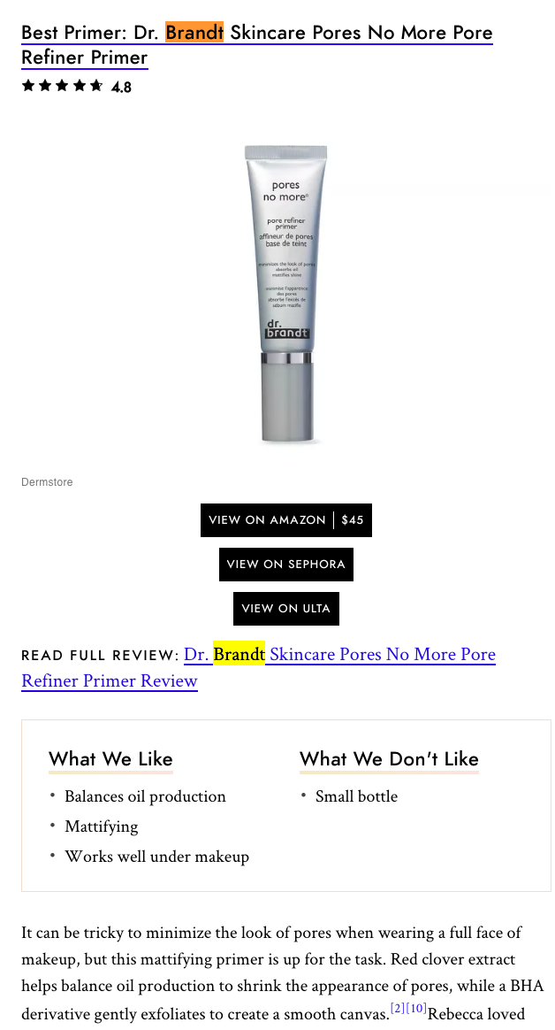 The 19 Best Pore Minimizers of 2023 in Byrdie
