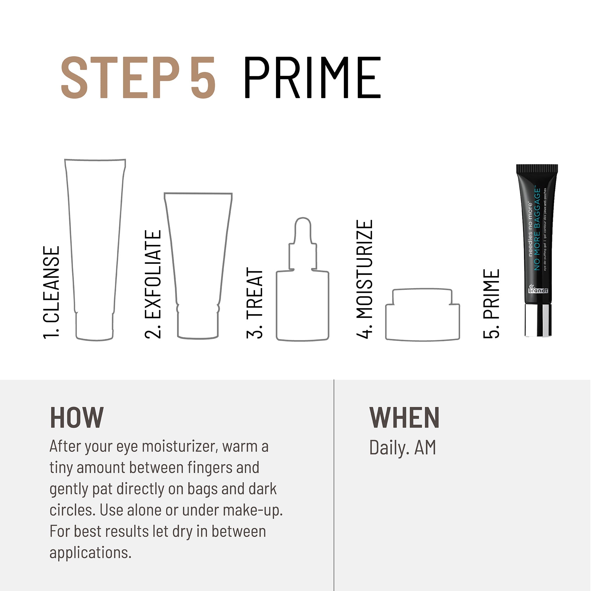 Needles No More No More Baggage Eye Gel 7g