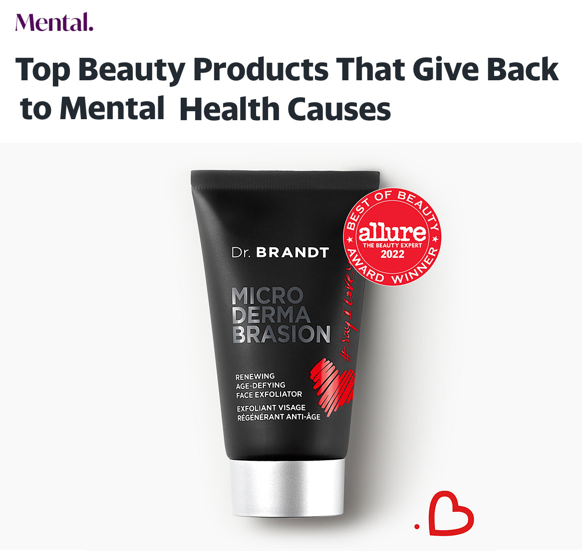 Top Beauty Products That Give Back to Mental Health Causes