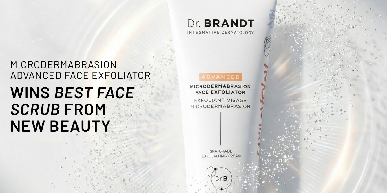 Microdermabrasion Advanced Face Exfoliator featured as an award winner for Best Face Scrub