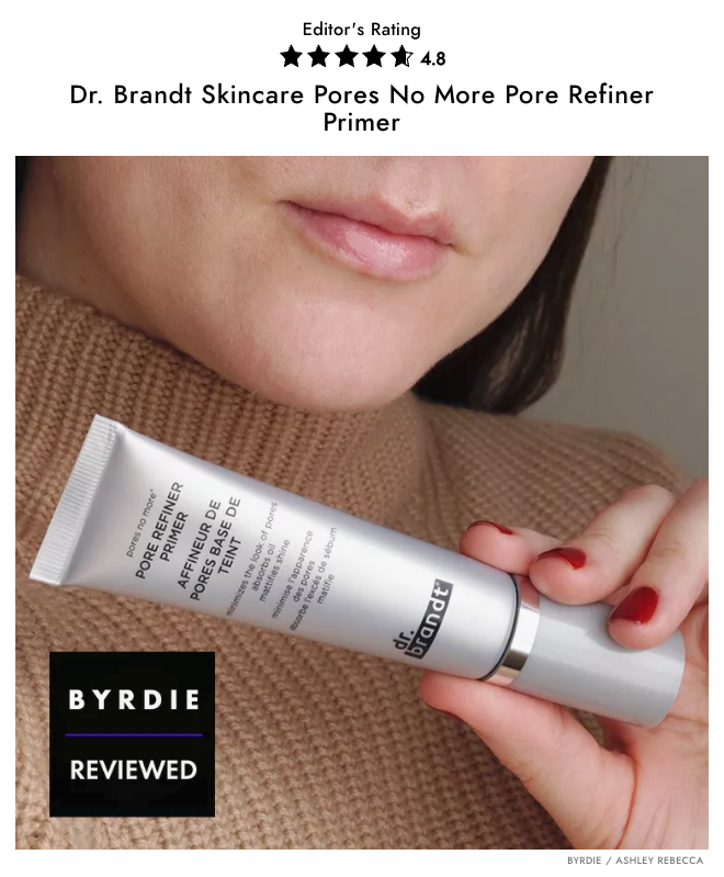 “I Reviewed Dr. Brandt's Pore Refiner Primer and It's Like Photoshop in a Bottle”