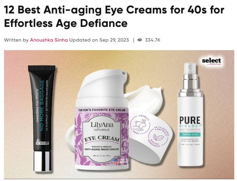 12 Best Anti-aging Eye Creams for 40s for Effortless Age Defiance