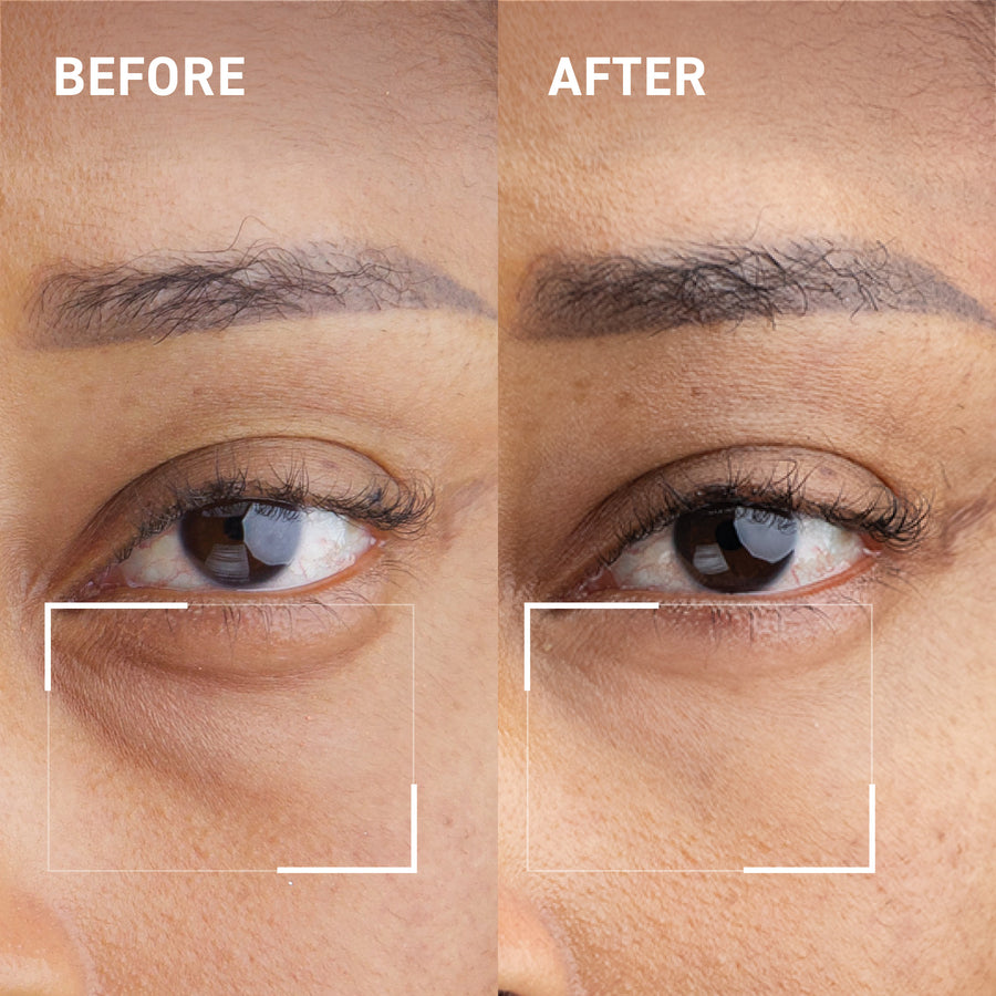 un gros plan des yeux d'une personne