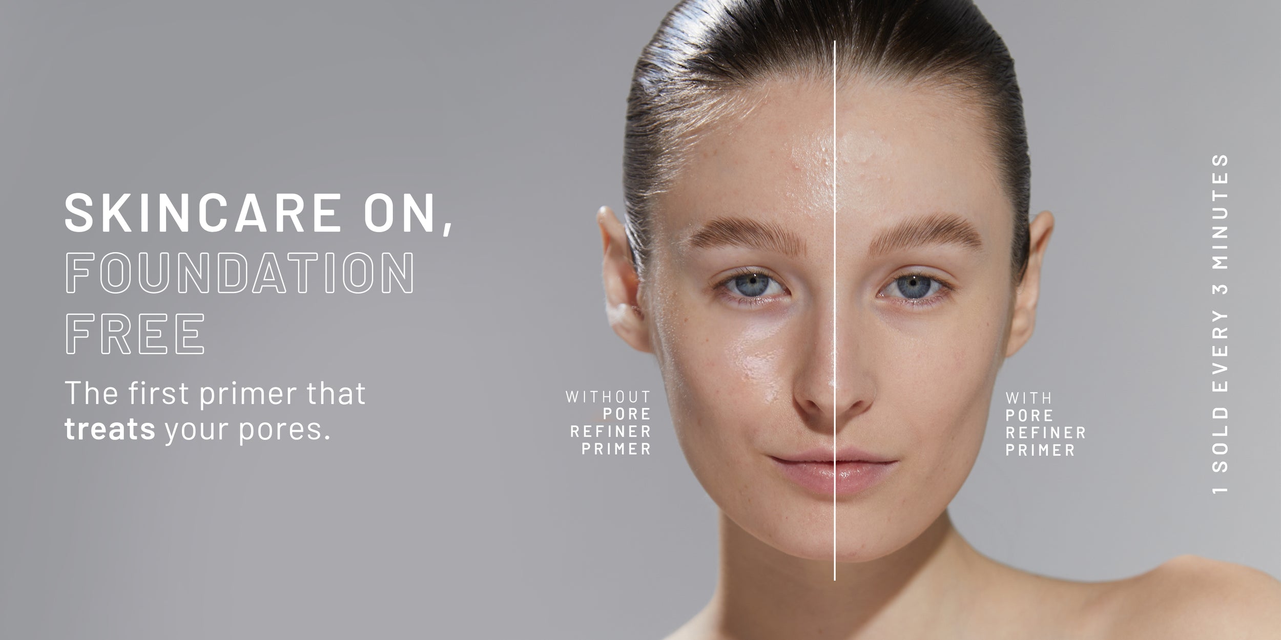 a woman with a half face