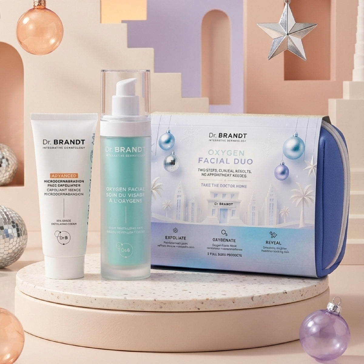 Oxygen Facial Duo + Holiday Sleeve